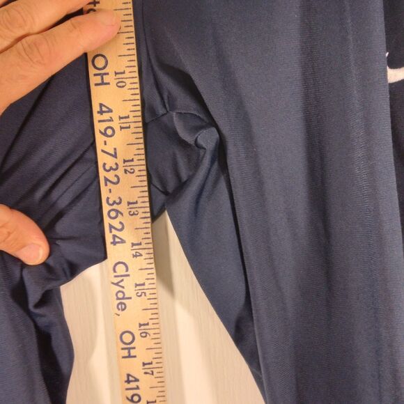 Nike Overtime pants womens M Medium navy blue swoosh logo running gym 598586 - Picture 5 of 10